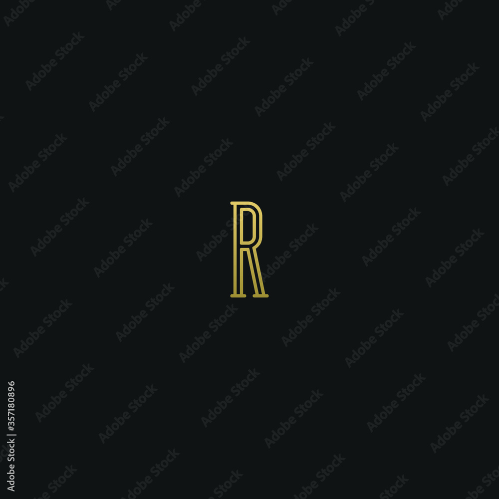 Creative modern elegant trendy unique artistic R RR initial based letter icon logo. Creative modern elegant trendy unique artistic R RR initial based letter icon logo.