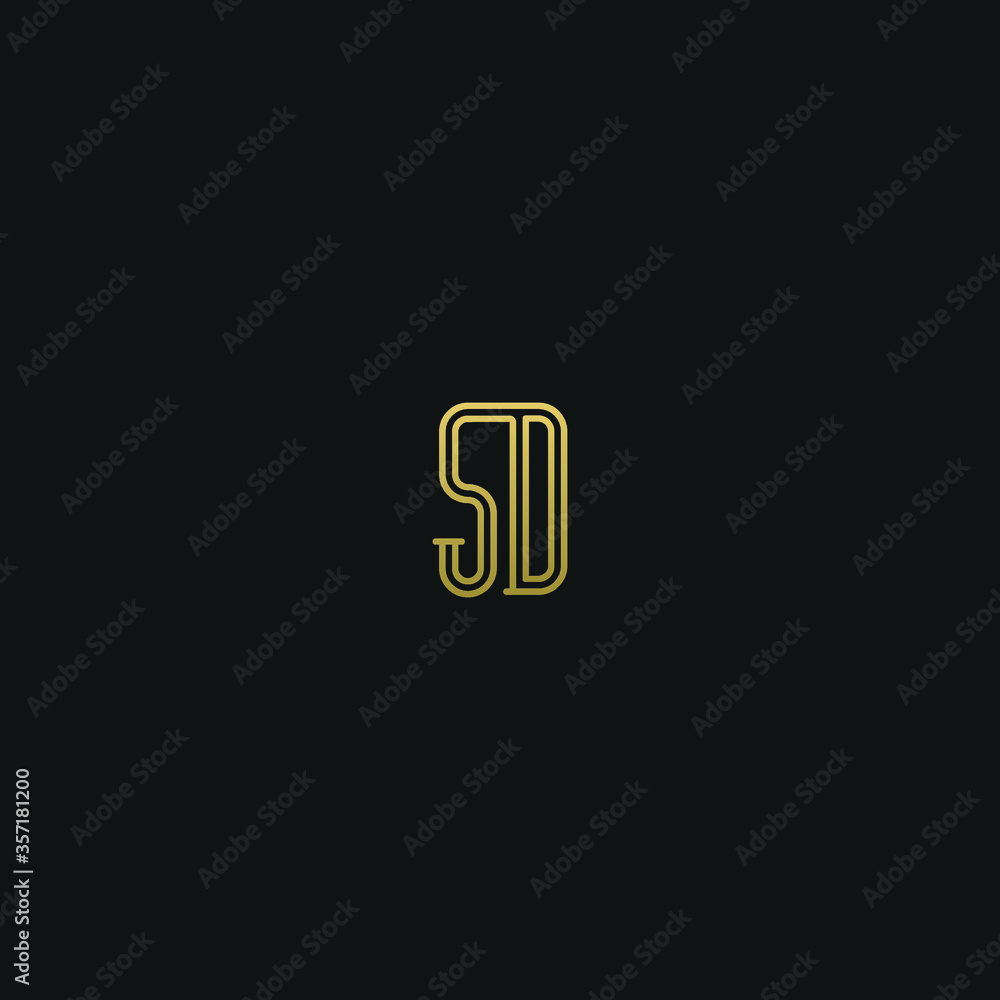 Creative modern elegant trendy unique artistic SD DS D S initial based letter icon logo. Creative modern elegant trendy unique artistic SD DS D S initial based letter icon logo.