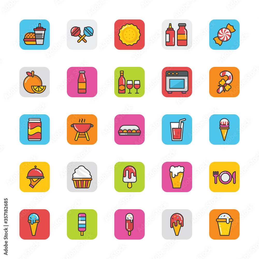 Food Vector Icons 4 Food Vector Icons 4