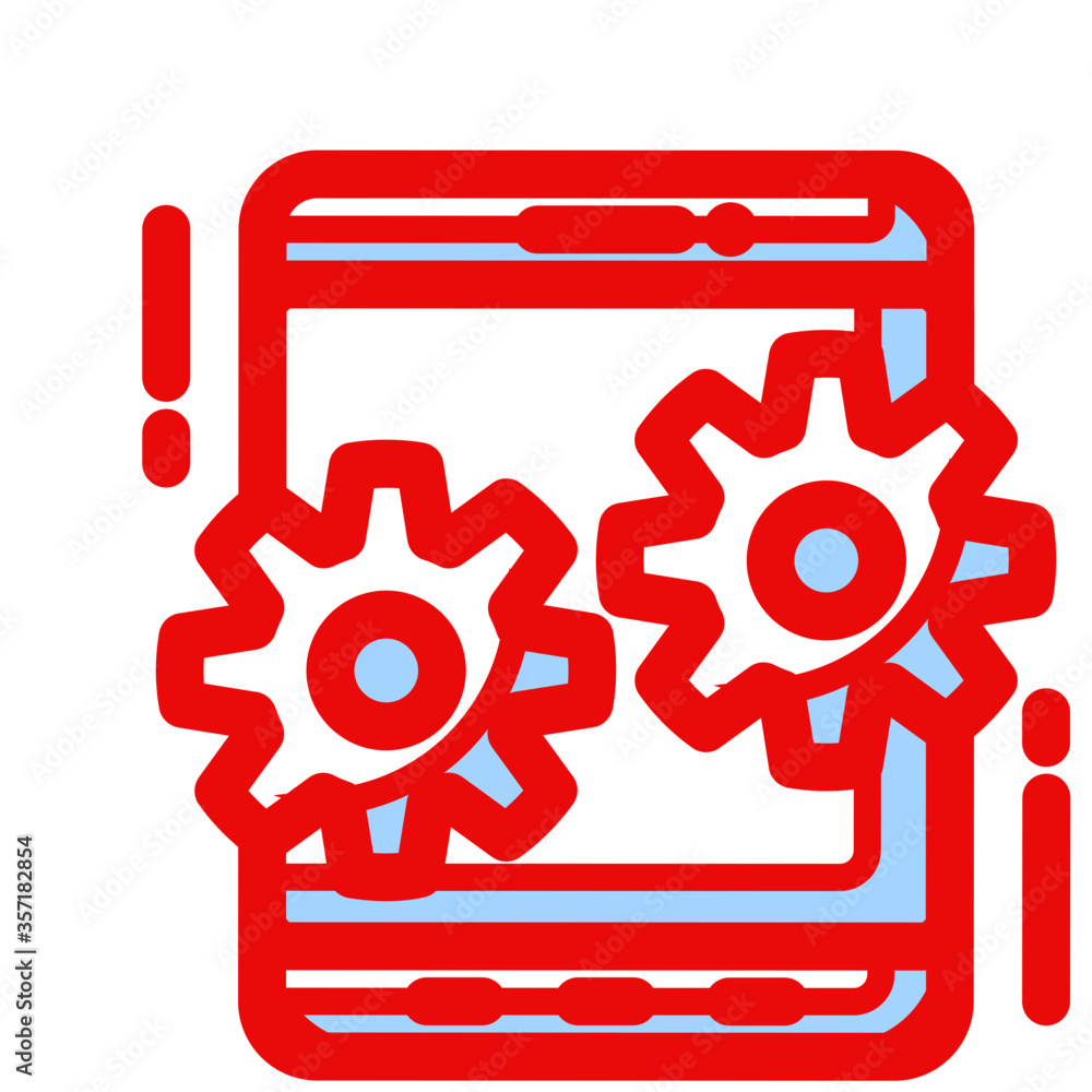 Obraz premium gear icon vector illustration