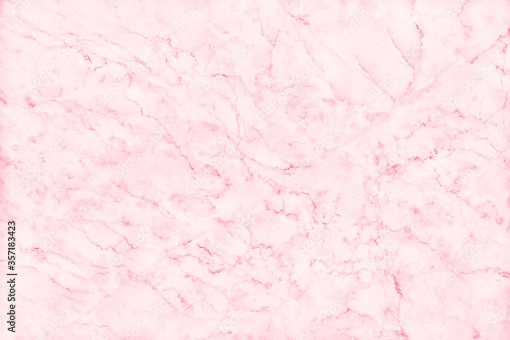 Pink marble texture background, natural tile stone floor.