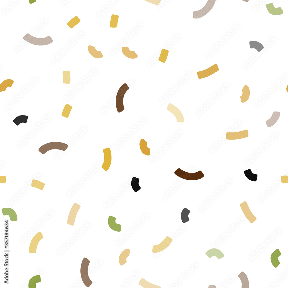 Light Green, Yellow vector seamless pattern with lava shapes.