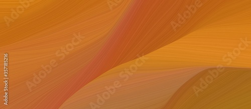 creative curved speed lines background or backdrop with coffee, peru and sienna colors. can be used as header background