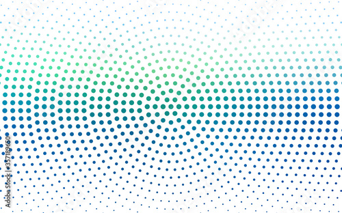 Light Blue  Green vector  template with circles.