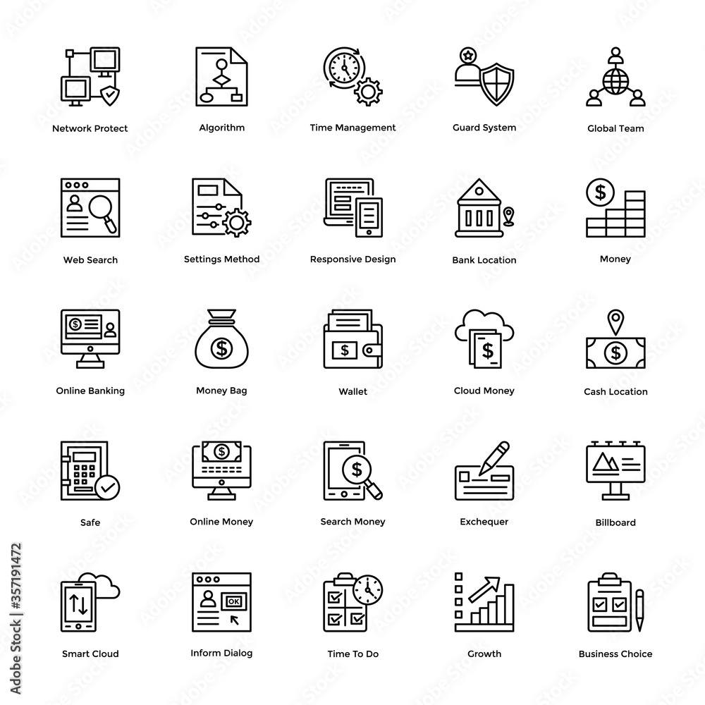 Vector Icons of Business 13