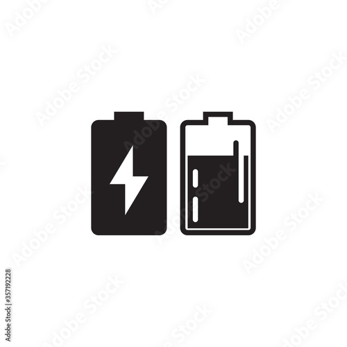 battery icon logo illustration