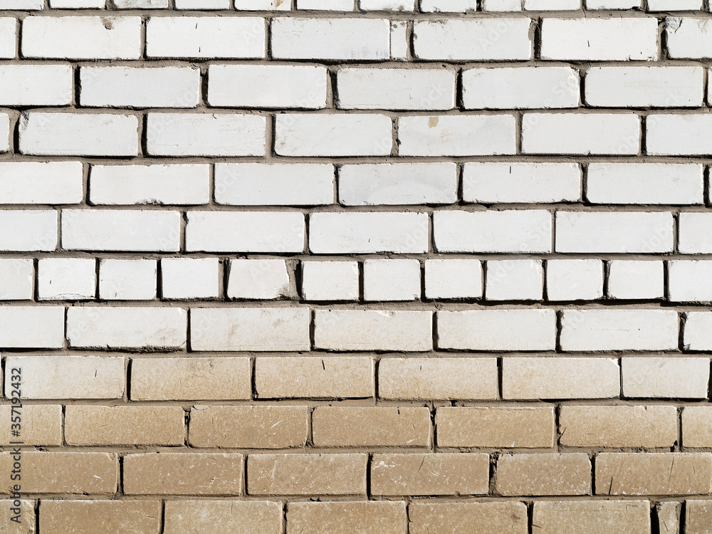 Abstract background old white brick wall with cracks and scratches. Landscape style. Great background or texture. Abstract background old white brick wall with cracks and scratches. Landscape style. Great background or texture.