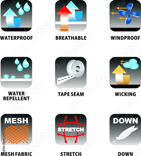set of vector icons