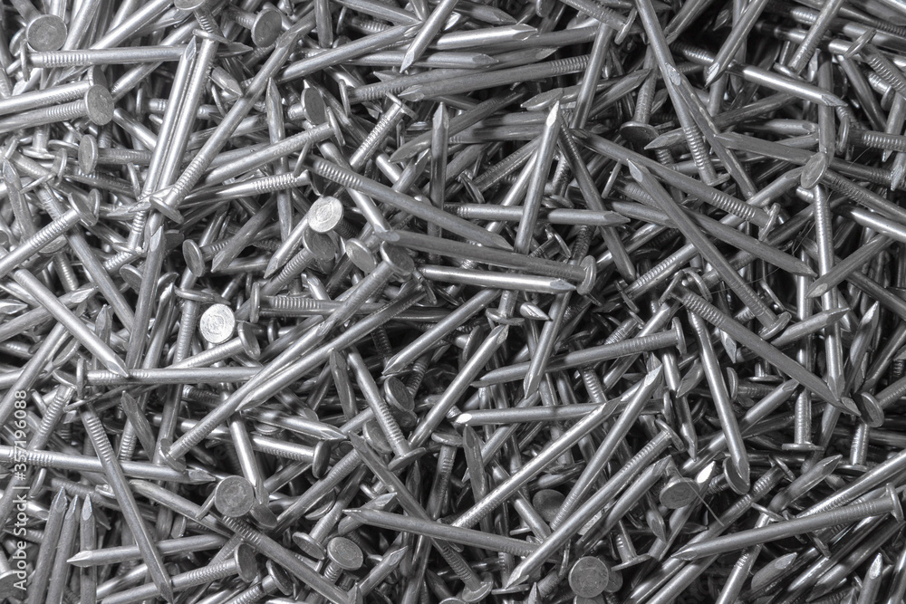 Metal Nails. Texture. Many new long iron nails. Background for wallpaper. Metal Nails. Texture. Many new long iron nails. Background for wallpaper.