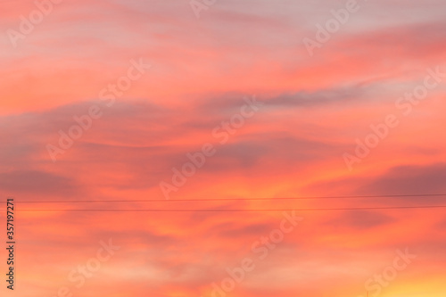 sunset sky background © Irina