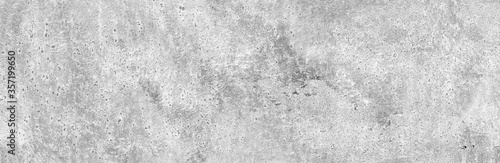 Empty black and white corrosion and oxidized background, panorama, banner. Grunge rusted metal texture. Worn metallic iron wall.