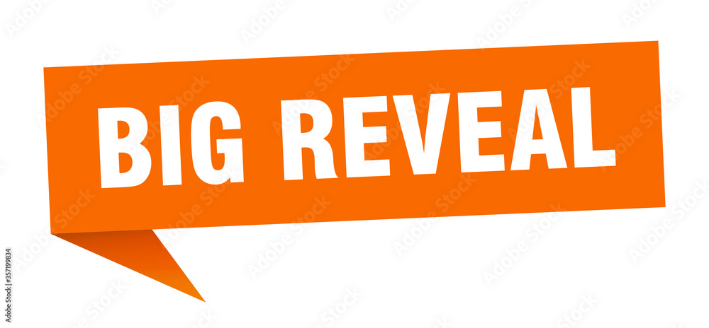 big reveal banner. big reveal speech bubble. big reveal sign big reveal banner. big reveal speech bubble. big reveal sign