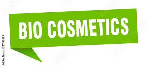 bio cosmetics banner. bio cosmetics speech bubble. bio cosmetics sign