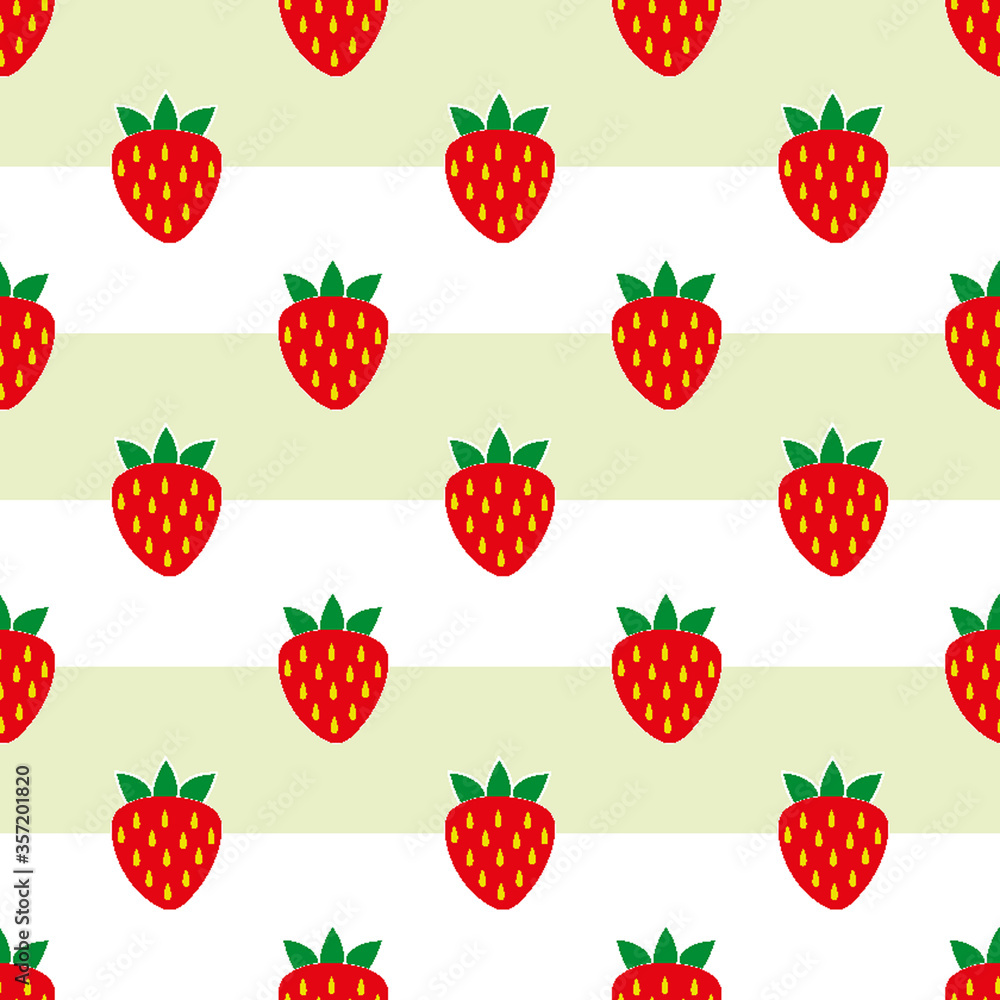 strawberry Seamless pattern. cartoon strawberry background. Good for wallpaper, design for fabric and decor. strawberry Seamless pattern. cartoon strawberry background. Good for wallpaper, design for fabric and decor.