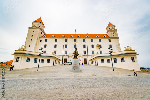Hrad Castle in Bratislava, Slovakia.