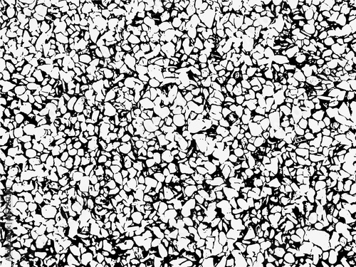 A black and white vector texture of distressed, urban, grungy concrete with aged and weathered damage. Ideal for use as a background texture or for applying grunge effects to your images.
