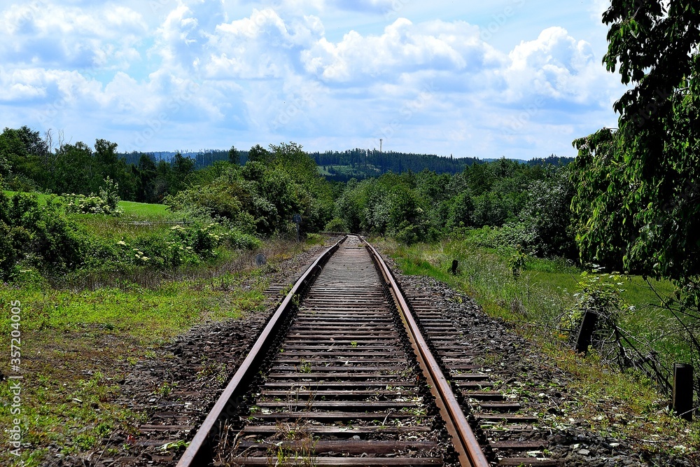 railway in the countryside