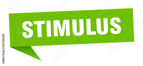 stimulus banner. stimulus speech bubble. stimulus sign