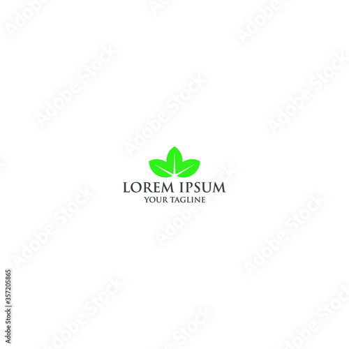 3 green leaf logo