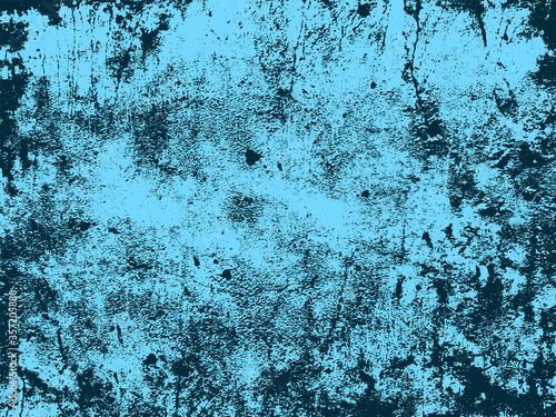 A blue and navy vector texture of distressed, urban, grungy concrete with aged and weathered damage. Ideal for use as a background texture.