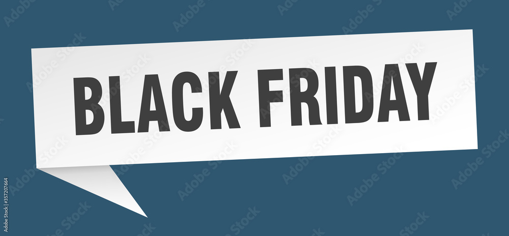 black friday banner. black friday speech bubble. black friday sign