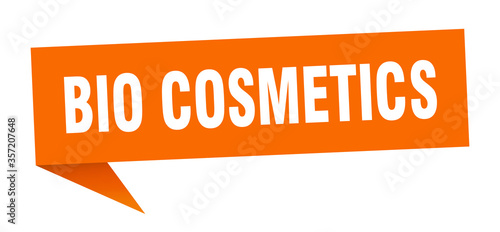 bio cosmetics banner. bio cosmetics speech bubble. bio cosmetics sign