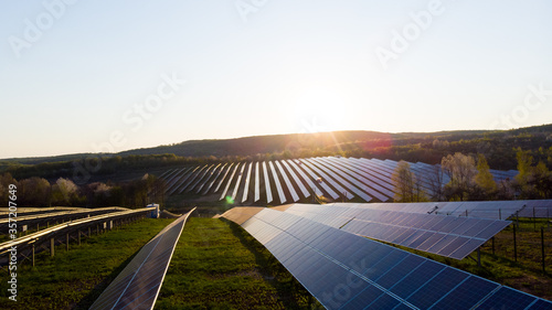 solar cells in power station alternative energy from the sun