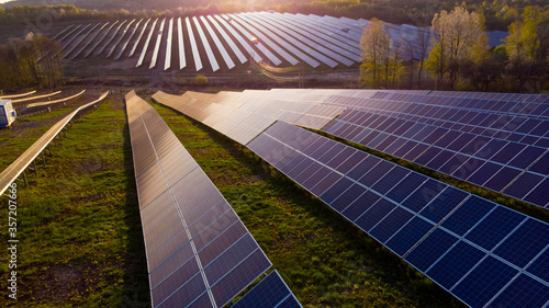 solar cells in power station alternative energy from the sun