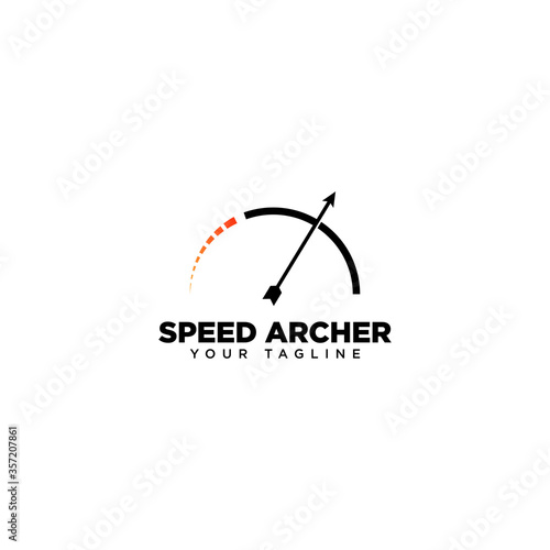 Speed Archer Logo Design Template