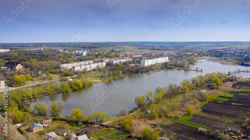 Reservoir in Ukraine, Kharkov region.