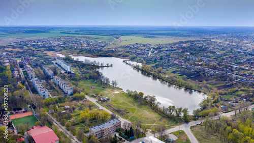 Reservoir in Ukraine  Kharkov region.
