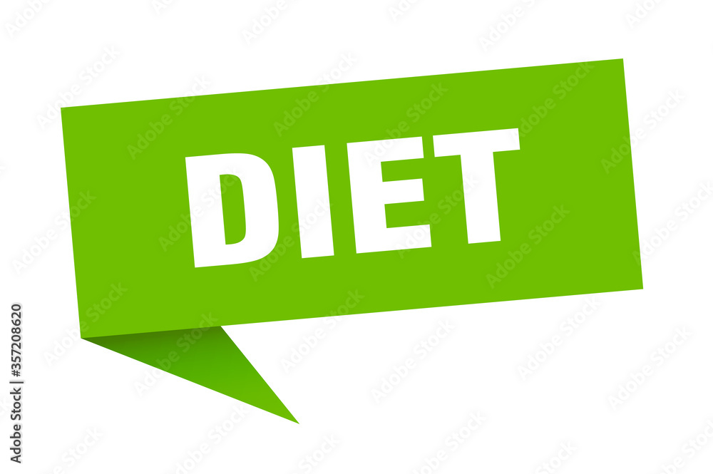 diet banner. diet speech bubble. diet sign diet banner. diet speech bubble. diet sign