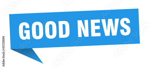 good news banner. good news speech bubble. good news sign
