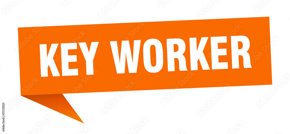 key worker banner. key worker speech bubble. key worker sign key worker banner. key worker speech bubble. key worker sign
