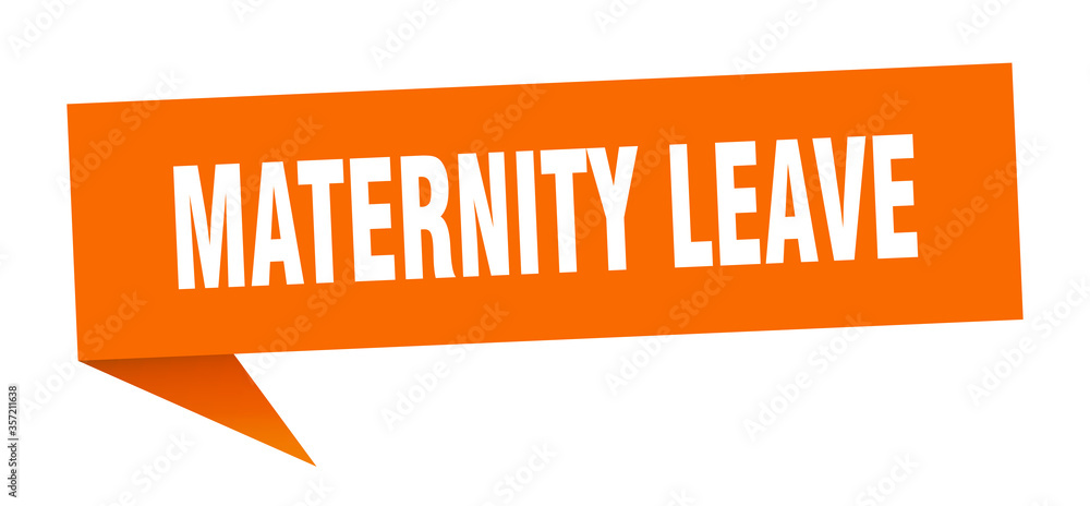 maternity leave banner. maternity leave speech bubble. maternity leave sign maternity leave banner. maternity leave speech bubble. maternity leave sign