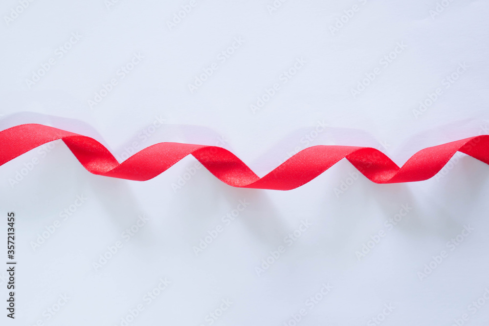 red ribbon isolated on white background red ribbon isolated on white background