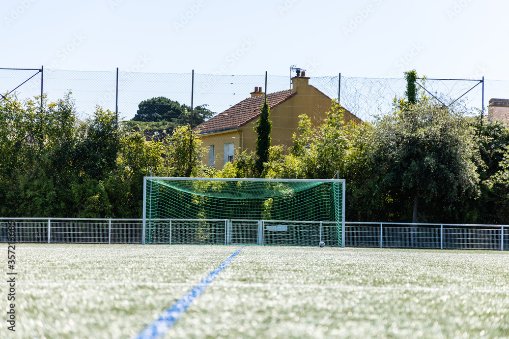 Fototapeta premium ballon de football ligue1 L1 sport gazon balle