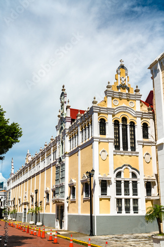 Fototapeta Naklejka Na Ścianę i Meble -  Palacio Bolivar in Casco Viejo, Panama City