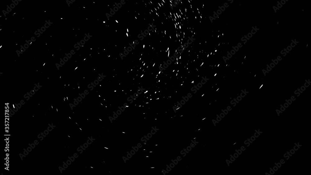 Perfect blue fire particles embers texture. Abstract flying sparkle overlays on background for text or space. Stock illustration.