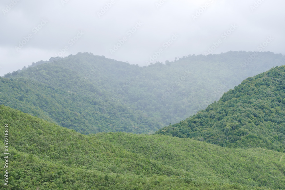 Fototapeta premium mountain landscape with clouds