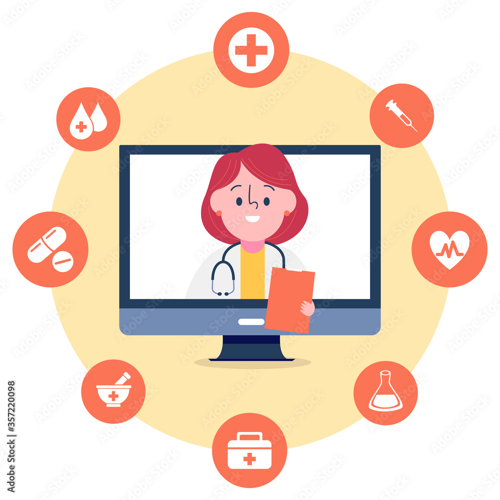 Online consultation with a medical specialist doctor Online consultation with a medical specialist doctor