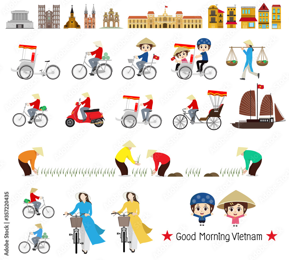 Fototapeta premium Travel to Vietnam culture is one of the oldest in Southeast Asia