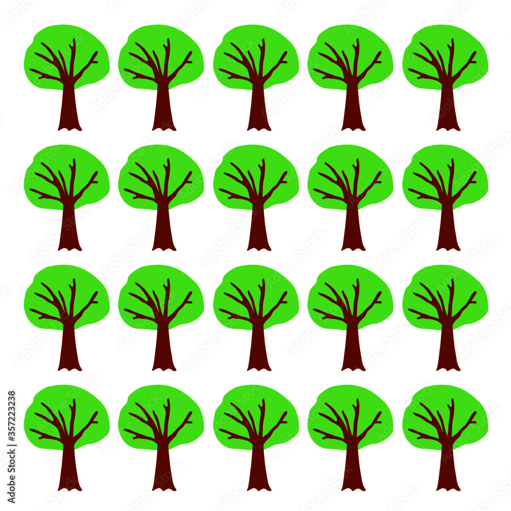 Design trees, background texture pattern