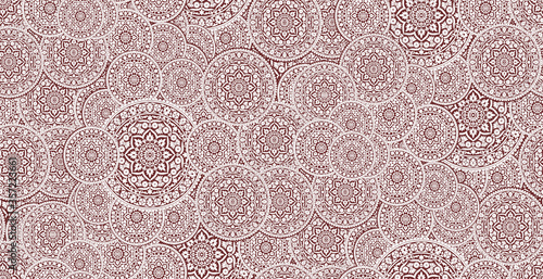 Renaissance Period Inspired Square Ornament Background Pattern. one color background.