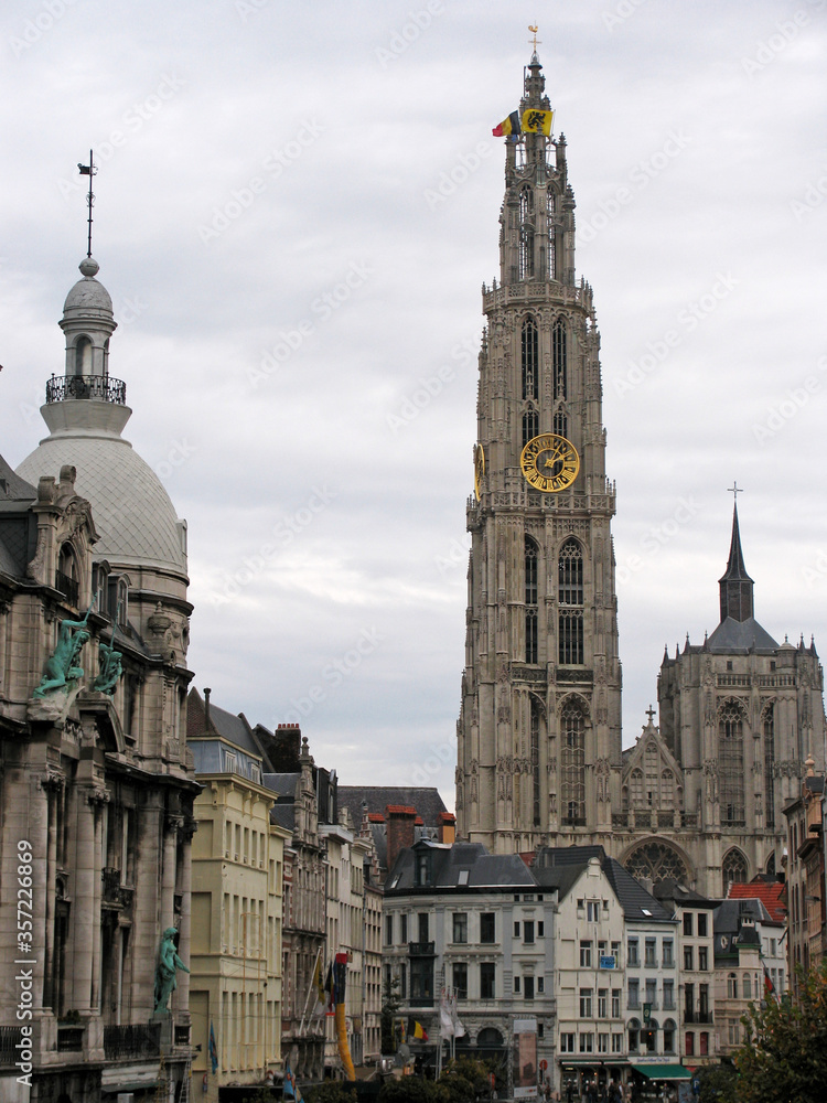 Brussells, Belgium, Tour Inimitable is the city hall's tower 