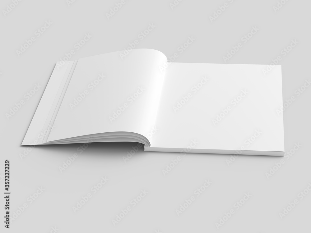 Open magazine with a glued binding. Vertical A4 format. Open magazine with a glued binding. Vertical A4 format.