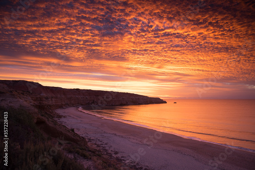 Sunset at Maslin Beach near Adelaide, South Australia. Maslin's is Australia's first official nude beach.