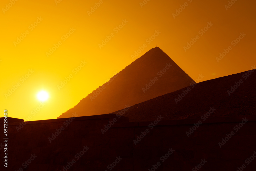 Sunset in Cairo, Egypt