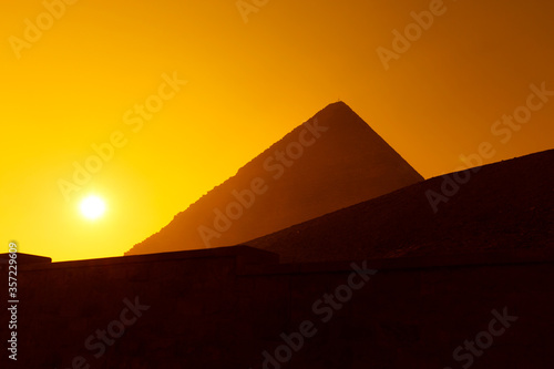 Sunset in Cairo  Egypt