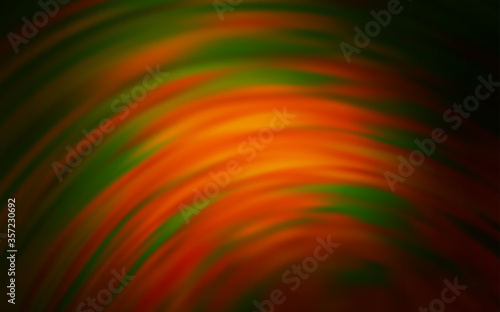 Dark Orange vector pattern with bent lines.